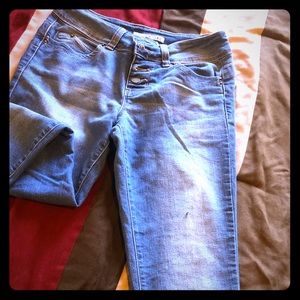 Lightly Washed Skinny Jeans